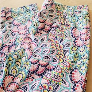 Pappagallo Women's Floral Cropped Pants